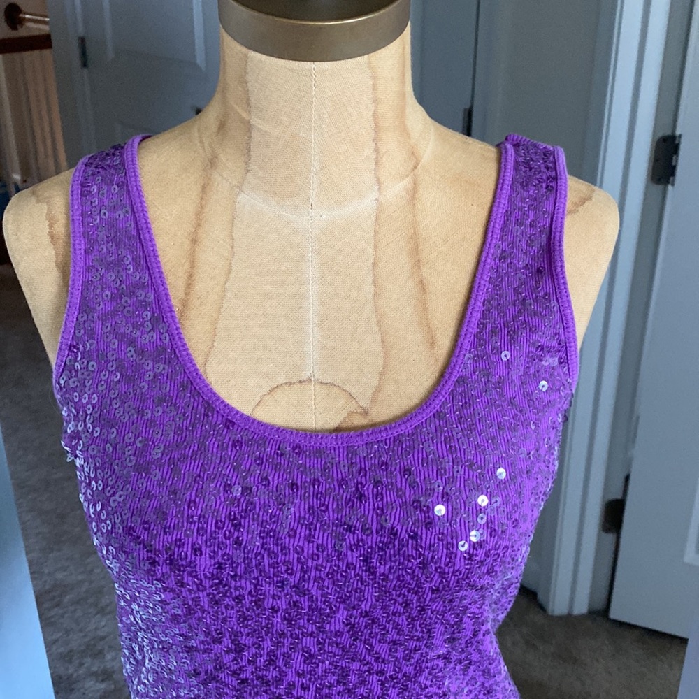Express sequin top - Picture 2 of 6
